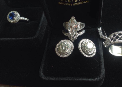 Diamond Earrings Jewelry Designer in Birmingham Alabama
