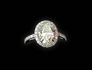 Oval Engagement Diamond Ring Designer in Birmingham AL
