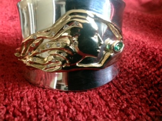 Custom Jewelry Designer in Birmingham AL, Gold Galatea Bracelet